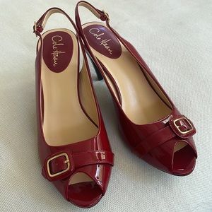 Like new red Cole Haan shoes